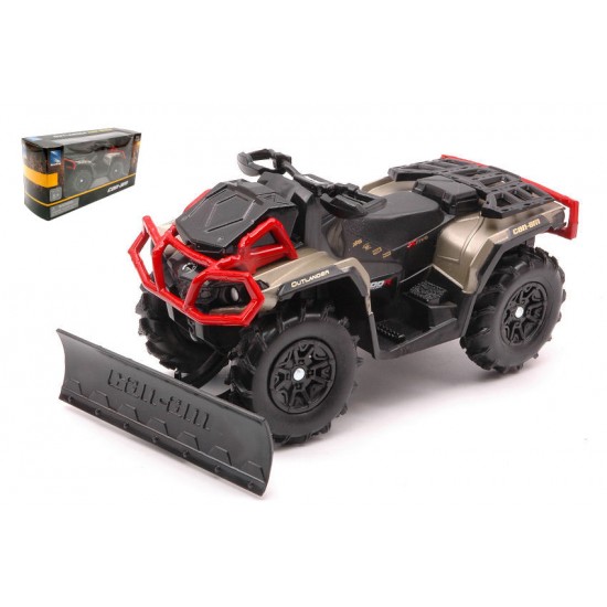 Machetă ATV New Ray [1:20] - Can-Am Outlander XMR 1000R with Snow Plow